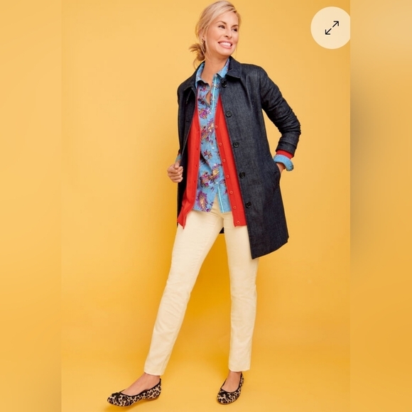 Talbots Paisley Cotton Button Front Shirt‎ - Swirly Paisley Size 1X - Picture 2 of 11